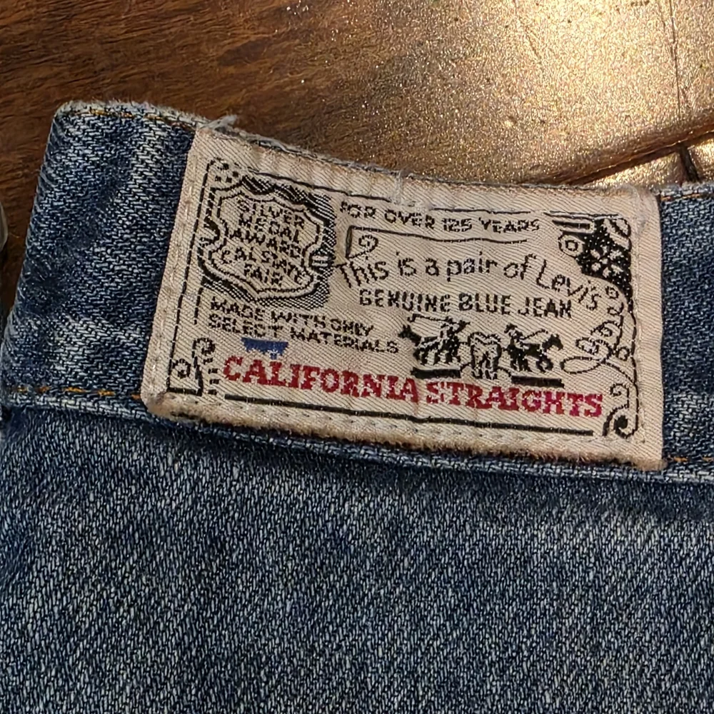 Vintage 1970's Orange Tag  California Straight Levis - Picture 2 of 9